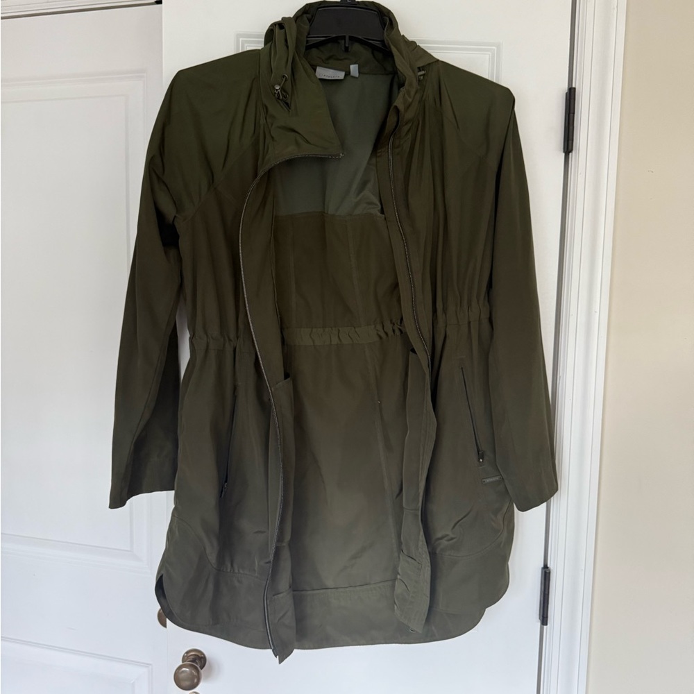 ATHLETA Olive Green Women's Rain Jacket